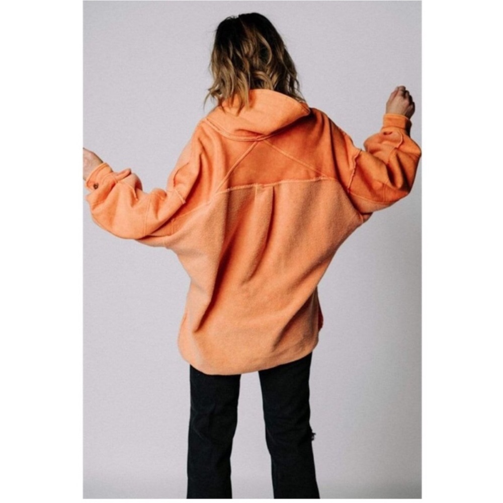 Free People Jordan Reverse Fleece Shacket - Picture 4 of 11